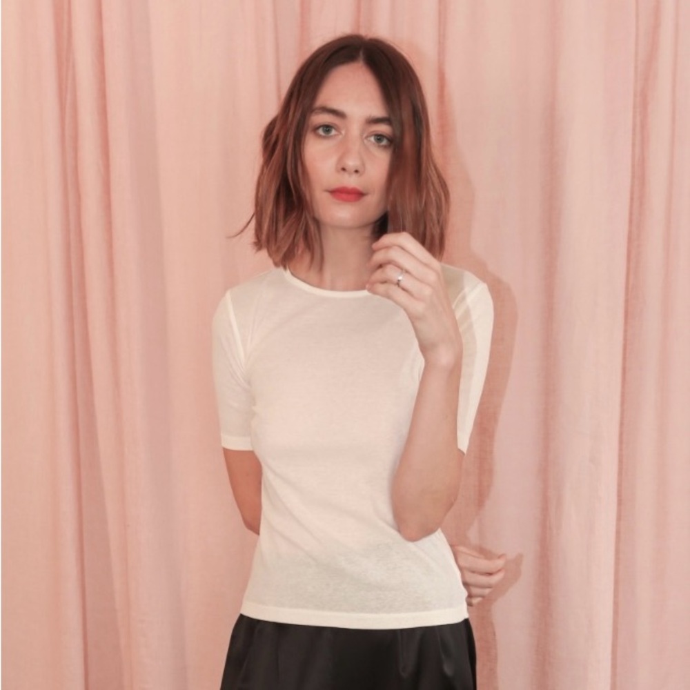 The Great Eros Natura Short Sleeve Baby Tee NWTS